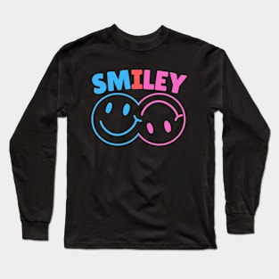 SMILEY Colorfull Long Sleeve T-Shirt